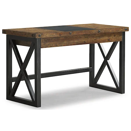 Rustic Industrial Lift-Top Desk